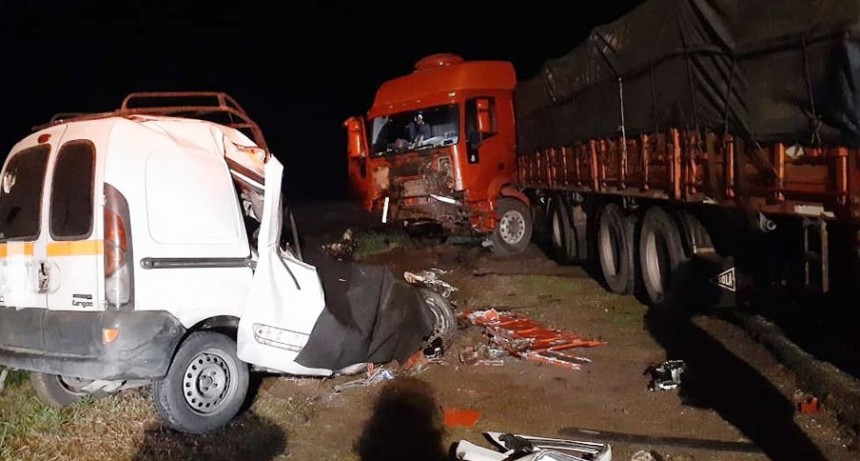 Fatal accidente en Ruta Nacional 205