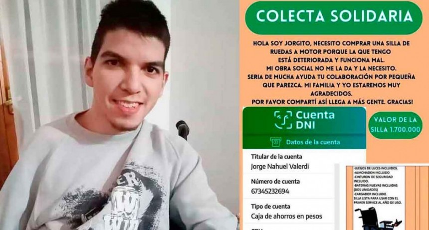 Una marea de amor, todos por la silla de Jorgito