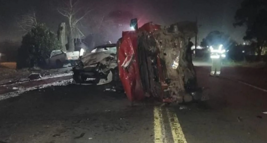 Un joven de 21 años perdió la vida en un triple choque en Ruta 226