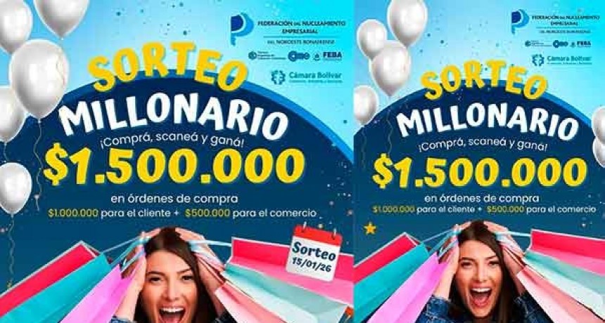 Lanzamiento del “Sorteo Millonario” del Nucleamiento del Noroeste Bonaerense