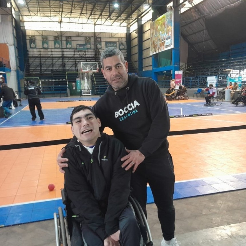 Brian Guti&eacute;rrez gan&oacute; sus dos partidos y sigue invicto en la Liga de Boccia del Oeste, ya clasificado para el torneo Interligas de octubre