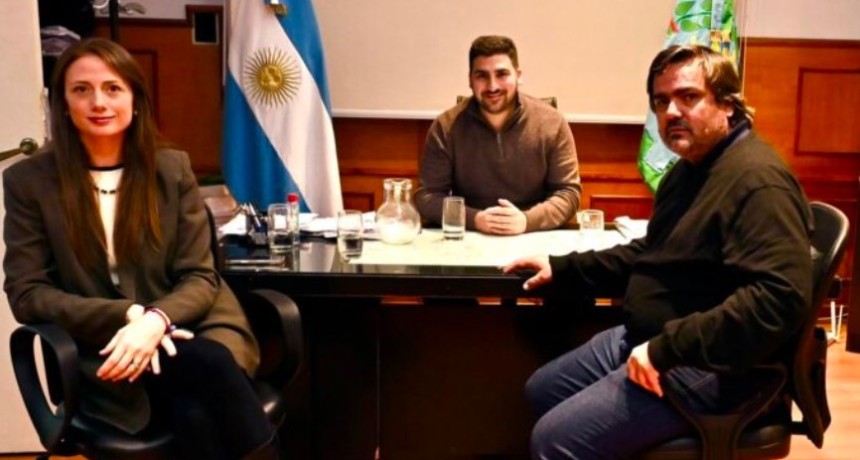 El presidente de la UCR bonaerense visit&oacute; a Eg&uuml;en: foto, amistad y gesti&oacute;n