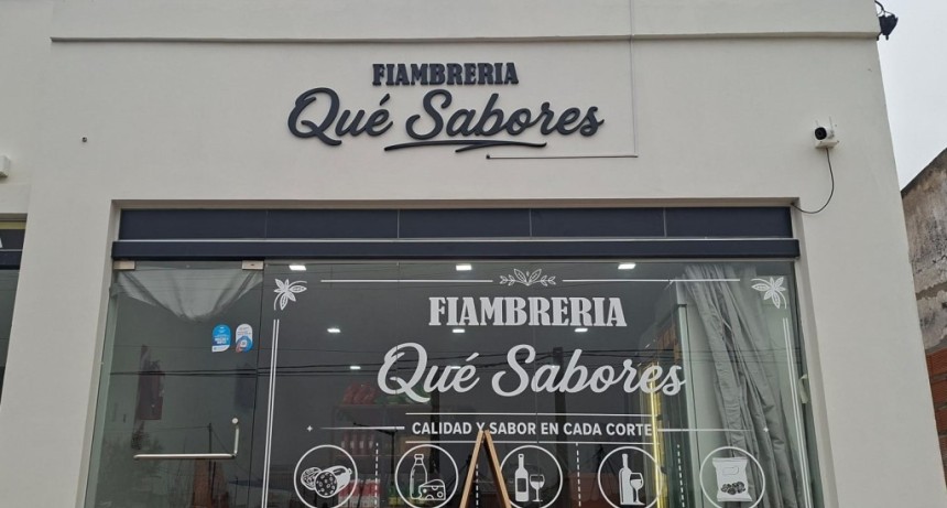 Fiambrer&iacute;a Qu&eacute; Sabores inaugur&oacute; su local nuevo en Barrio Los Zorzales, variedad de productos