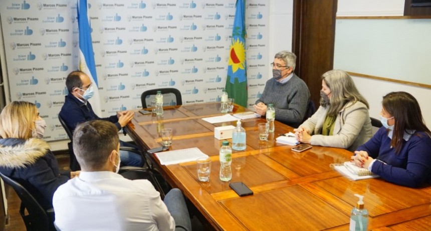 El Ministro Javier Rodr&iacute;guez visit&oacute; Bol&iacute;var y desarroll&oacute; actividades con el intendente Pisano