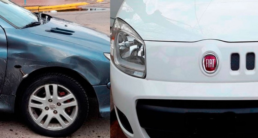 Colisi&oacute;n leve entre dos veh&iacute;culos