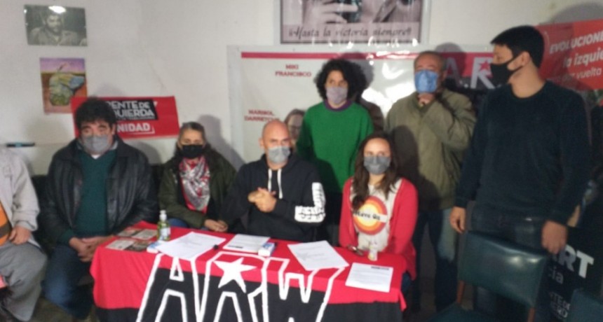 La izquierda de Micky Francisco present&oacute; sus candidatos y fund&oacute; bases en la recuperaci&oacute;n del salario, recuperar puestos de trabajo, que se hagan viviendas y mejoras sustanciales en el sistema educativo