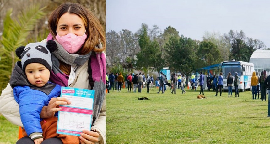 Record de vacunados este s&aacute;bado: 1185. Fueron 89 los bolivarenses que se vacunaron por primera vez y 1096 con segunda dosis