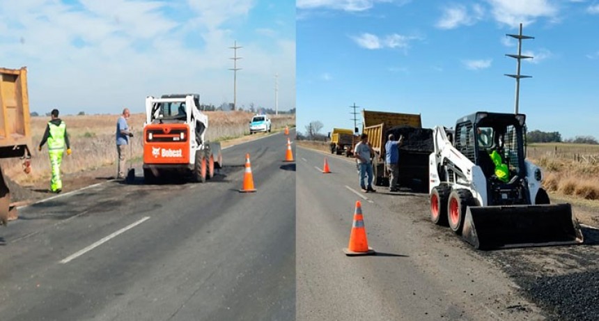 Finalmente Vialidad Provincial volvi&oacute; a reparar el tramo comprendido entre kil&oacute;metros 281/286