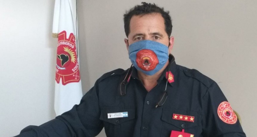 Jorge Garc�a (Jefe de Bomberos Voluntarios) confirm� que este mi�rcoles al cierre de la tarde, se realizar� un pr�ctica de altura con escalera mec�nica en un edificio en construcci�n sobre avenida Calfucur� frente al hospital