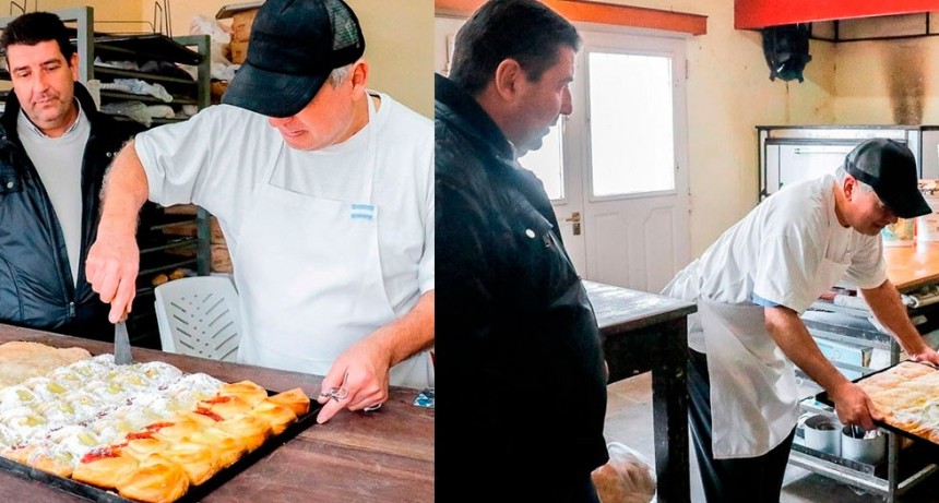 El Director de Comercio, Industria y Servicios visitó la panadería “La Nueva Berlinesa”