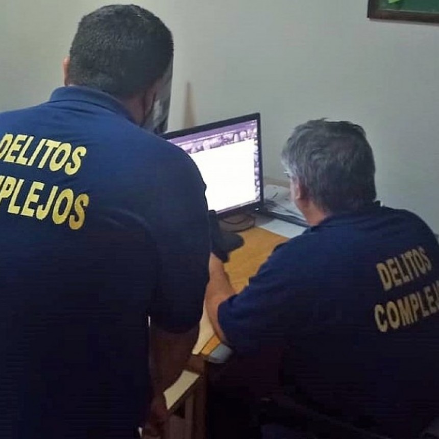 La SUB DDI de  Bolívar desbarató una banda de delincuentes cordobeses dedicados a realizar estafas en redes sociales