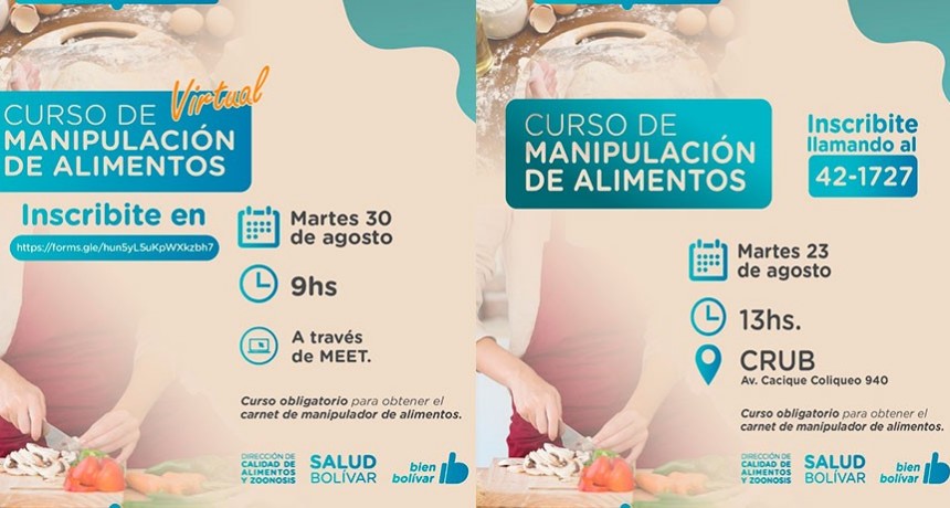 El Municipio dictará un nuevo curso de Manipulación de Alimentos