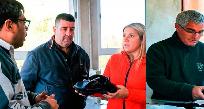 Carona y Fernández visitaron la Cooperativa Grupo Elott