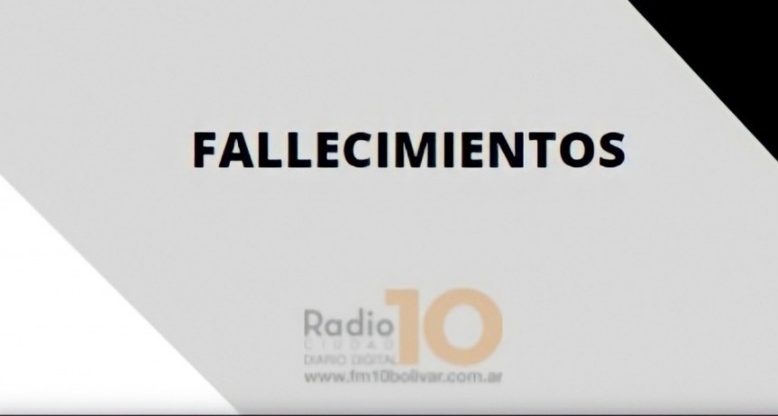 Falleció Alicia Rene Gómez viuda de Redolfo