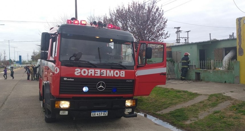 Se incendi&oacute; una vivienda este viernes
