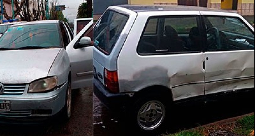 Leve colisión en Lavalle y Edison