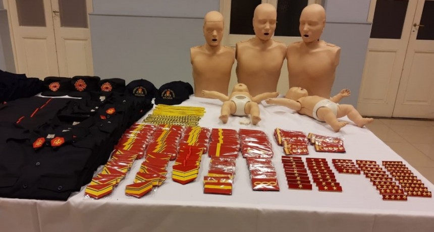 Bomberos Voluntarios realizó compra de insumos en el orden de los 450 mil pesos