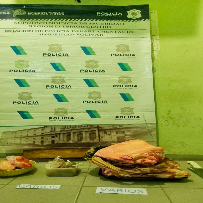 Un vecino Bolívar fue víctima de un ilícito, y personal del Grupo Operativo de la Comisaría, logro  recuperar varios de los  elementos sustraídos