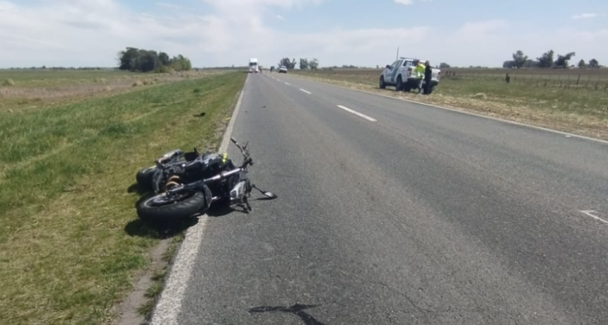 Sufrió una fuerte caída en su moto, y fue hospitalizado