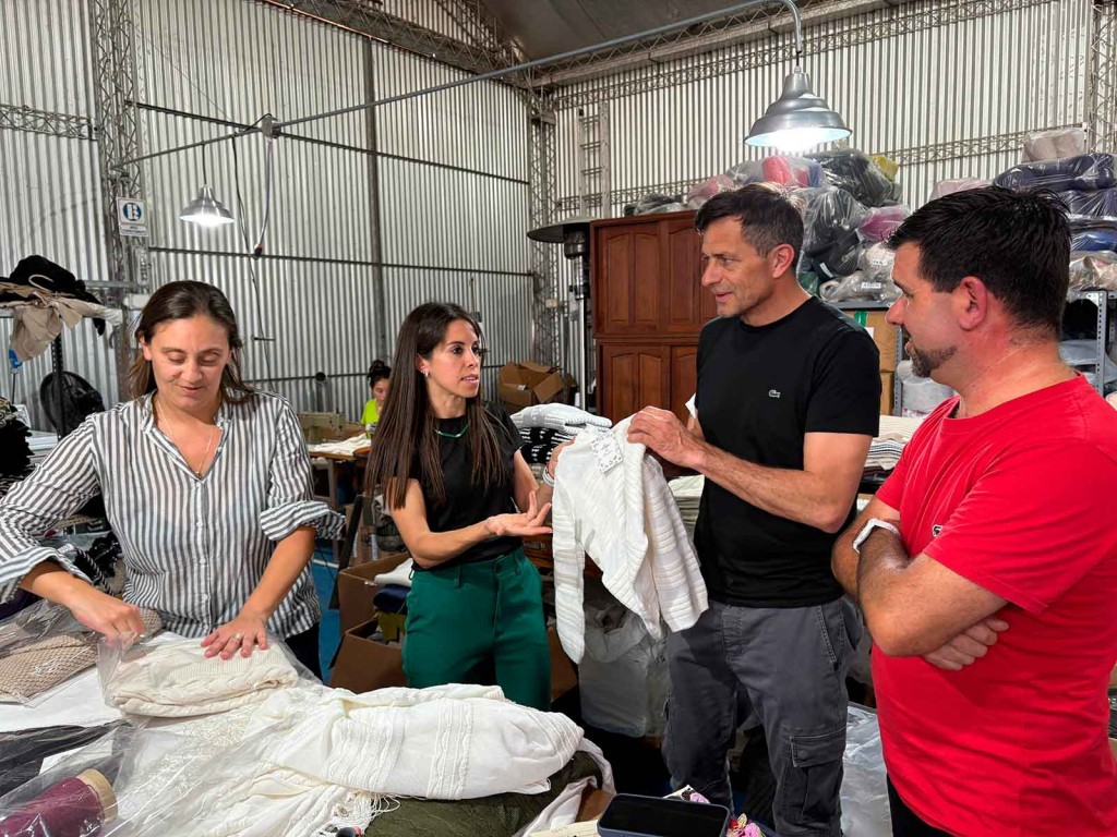 Desarrollo Productivo: Laura Rodríguez y Bali Bucca visitaron la fábrica Mapt SW