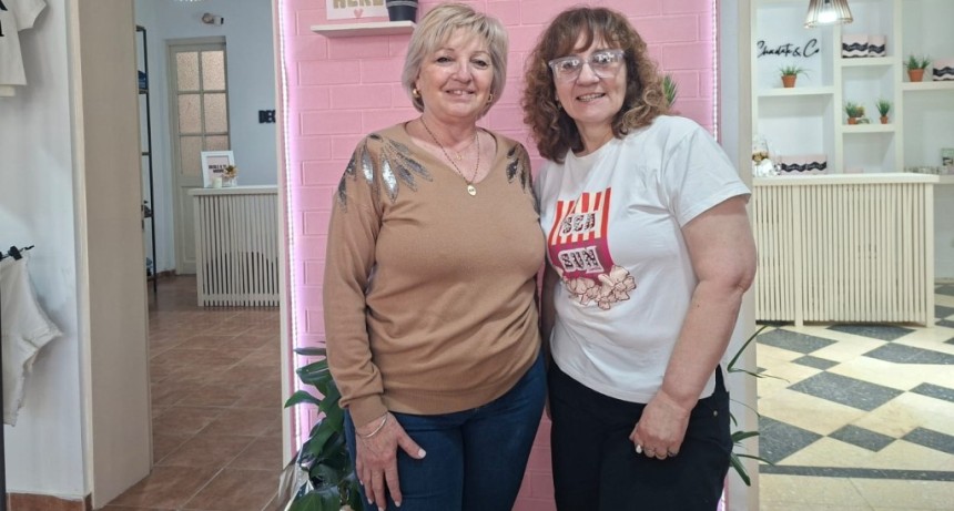 Dos amigas unieron sus ideas para renovarse, Mar&iacute;a Coviella y Gilda Ikes emprendieron Moda Dulce, combinando indumentaria y chocolates