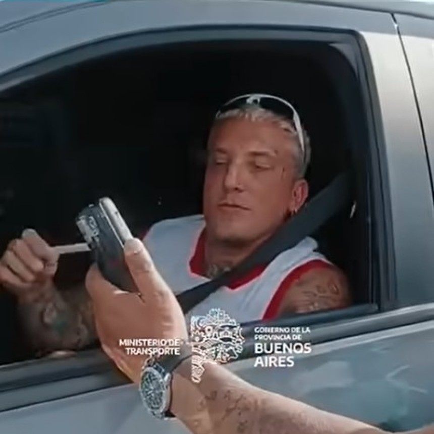 Alcohol Cero (el ejemplo a tener en cuenta) El Polaco pas&oacute; por un control de alcoholemia y dej&oacute; un mensaje: &ldquo;Hay que ir con un conductor designado&rdquo;