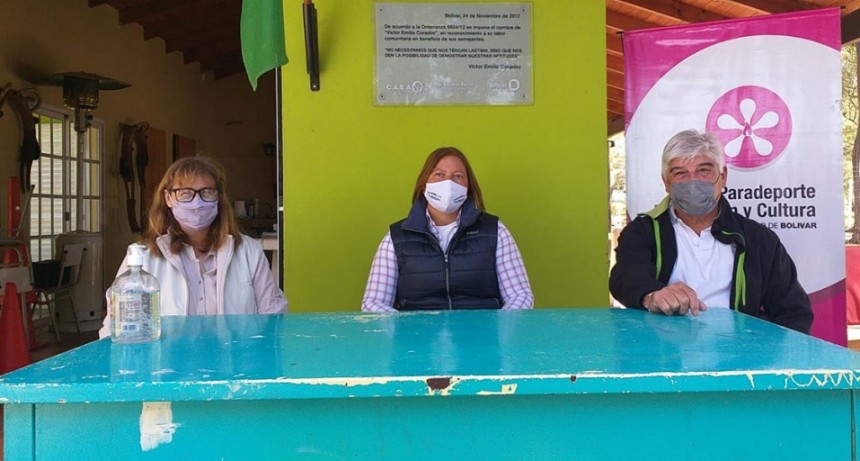 La presidenta de la Comisión Deportiva Paraecuestre brindó una capacitación en C.A.E.A 