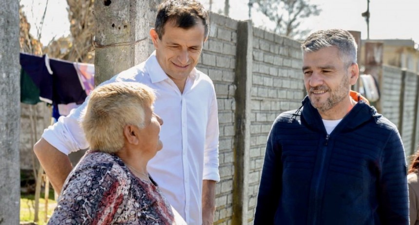 Juan Zabaleta y Bali Bucca recorrieron Azul