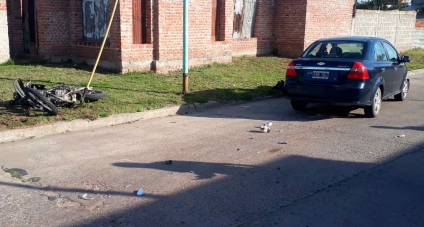 Fuerte colisi&oacute;n se registr&oacute; este jueves en Pedro Vignau y Azcu&eacute;naga