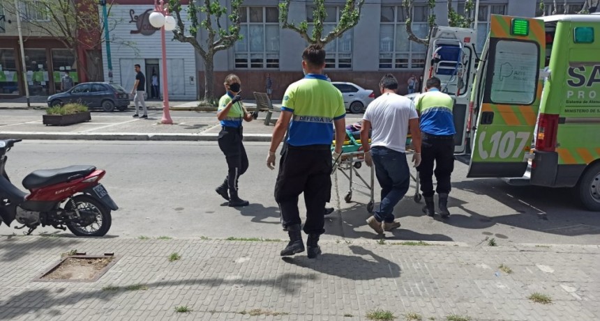 Impacto en pleno centro de la ciudad