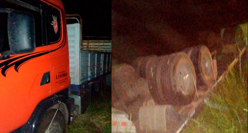 Despiste de un camión en ruta 226