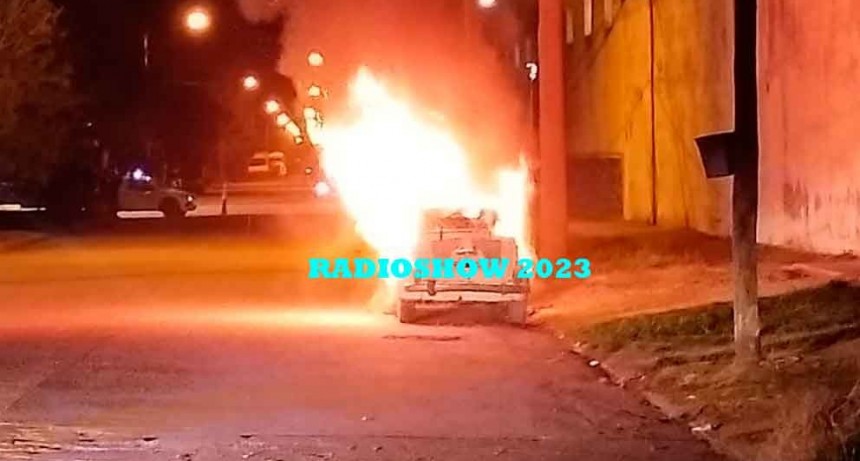 Se registró el incendio de u auto en la primera hora de este domingo