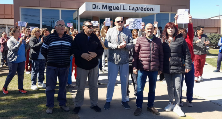 Empleados afiliados a ATRAMUBO realizaron una asamblea para pedir mejoras en sus ingresos