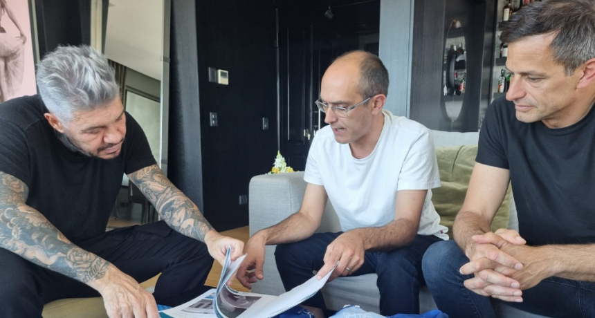 Marcelo Tinelli dice presente en la 25º Maraton Dino Hugo Tinelli en Bolívar