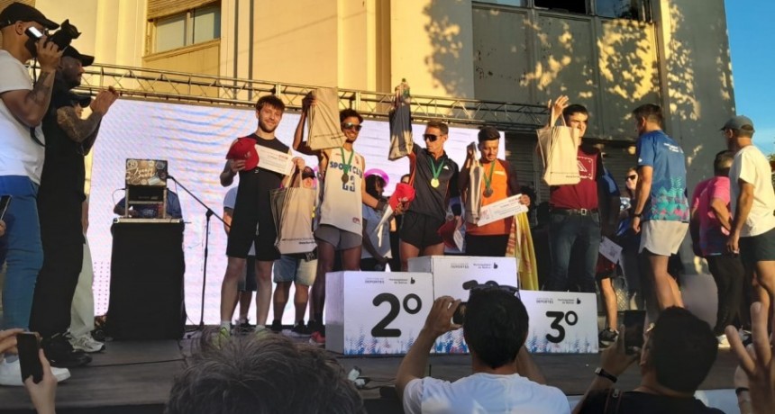 Juan Manuel Chaves finalizó primero entre los atletas locales 