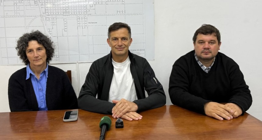 Visita a la Planta de Reciclado, donde se encuentran trabajando intensamente