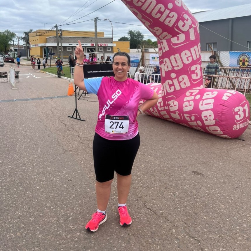 Daiana Del Riego particip&oacute; de los 10K de la carrera Impulso MOV y logr&oacute; bajar su marca personal
