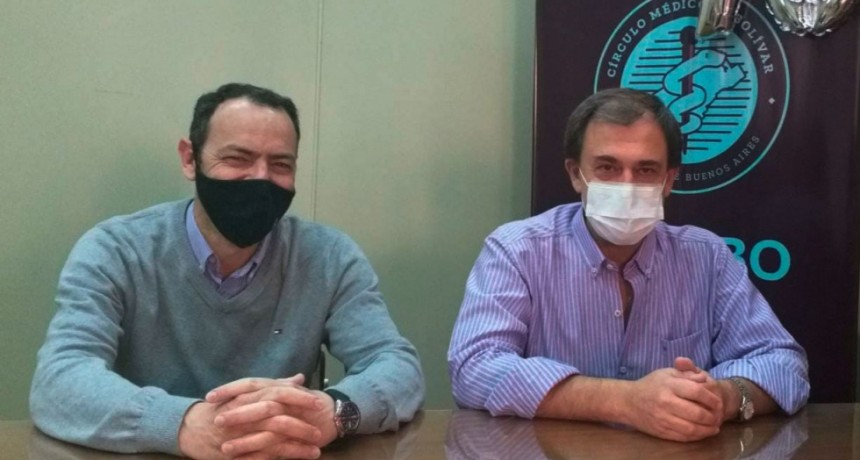 El m&eacute;dico pediatra Marcelo Brindesi es el nuevo presidente del C&iacute;rculo M&eacute;dico de Bol&iacute;var