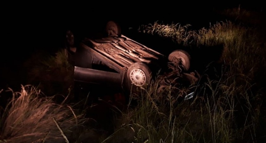 Se produjo un vuelco este domingo