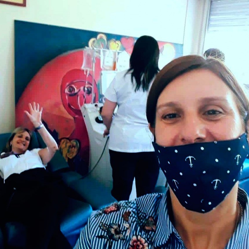 Marcela Esnaola decidi&oacute; ser donante de plasma