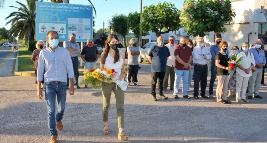 Se record&oacute; a Juan Carlos Bellomo y estuvo presente en el acto el intendente Marcos Pisano