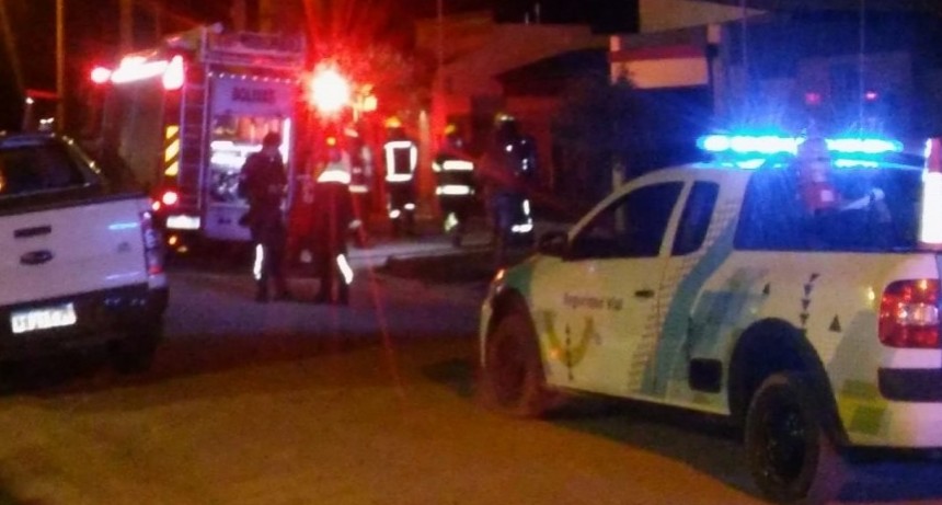 Principio de incendio en una vivienda del barrio Las Manzanitas