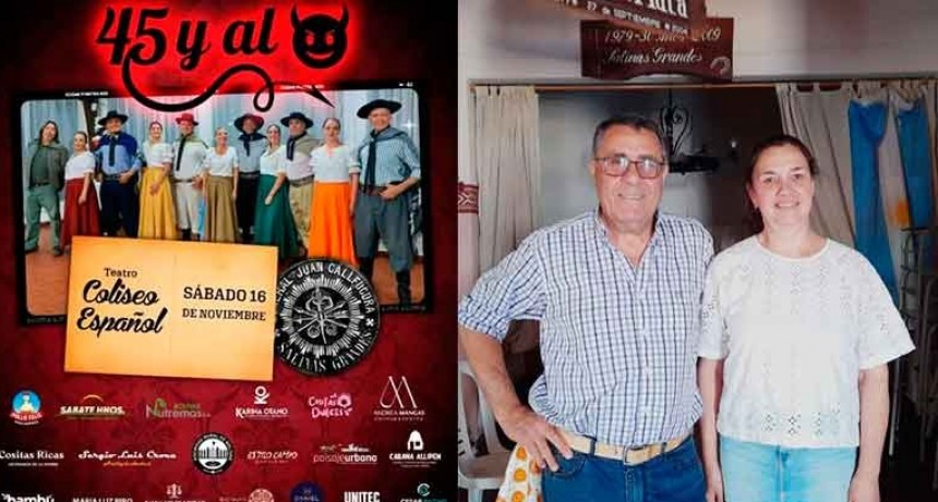 Mariel Venier y Roberto Godoy, contaron cómo será el cierre de año de Salinas Grandes en el Teatro Coliseo Español
