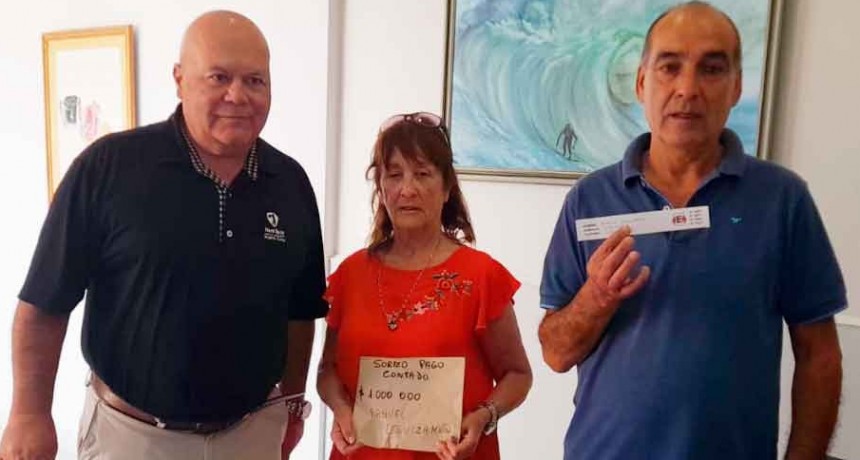 Rifa Club Estudiantes: El premio contado de 1 millón de pesos se fue para Urdampilleta