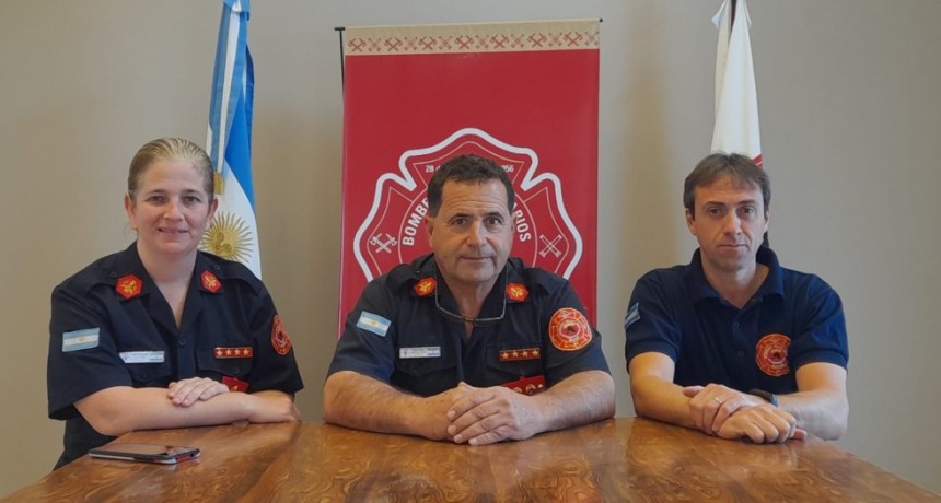 Bomberos Voluntarios hará una Demostración Práctica y una Muestra Estática de Materiales en el Parque Las Acollaradas