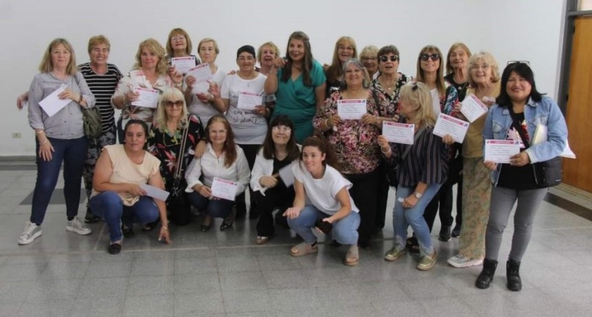 Se realizó el cierre de los Talleres de Adultos Mayores