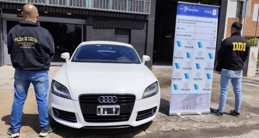 Informe Oficial SUB DDI de Bolívar: Recuperaron un Audi que había sido entregado en comisión de venta y ante el reclamo del bolivarense propietario, no había respuesta