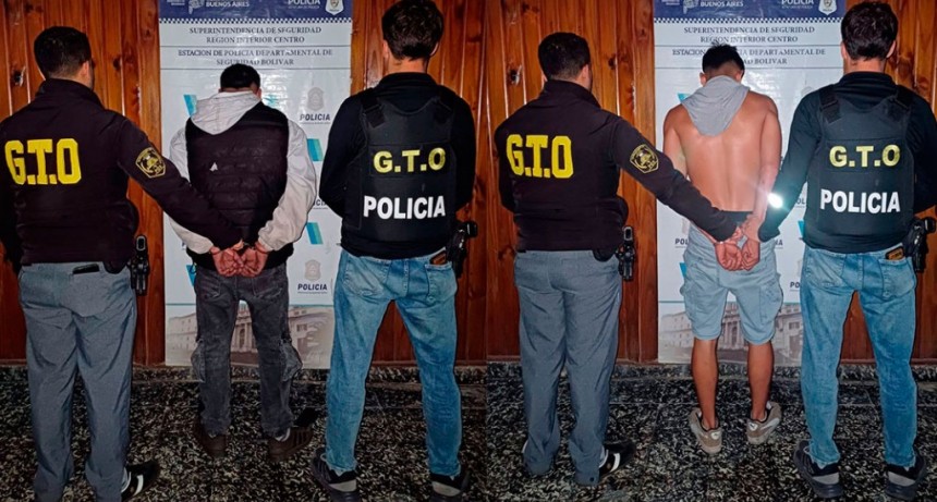 Informe Oficial Jefatura Departamental de Policía de Bolívar: Robo calificado por el uso de arma impropia, allanamientos y dos detenidos