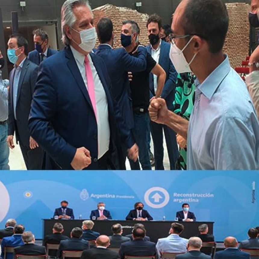 Pisano particip&oacute; del acto de anuncios en Casa Rosada