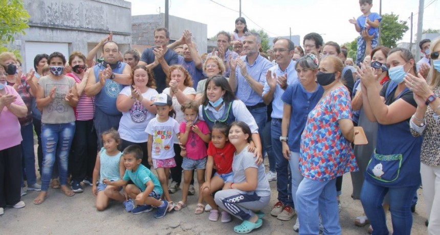 Los barrios Colombo y San Juan tendrán sus calles pavimentadas